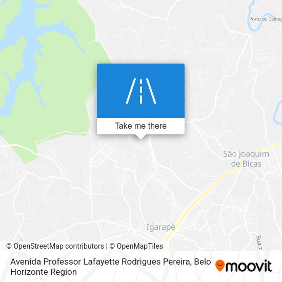 Avenida Professor Lafayette Rodrigues Pereira map