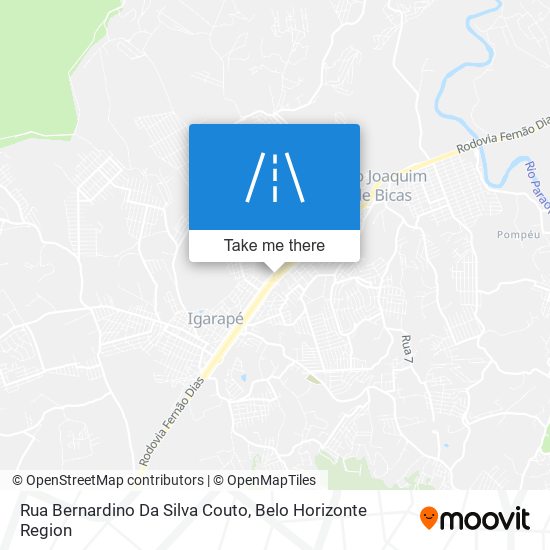 Rua Bernardino Da Silva Couto map