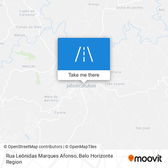 Rua Leônidas Marques Afonso map