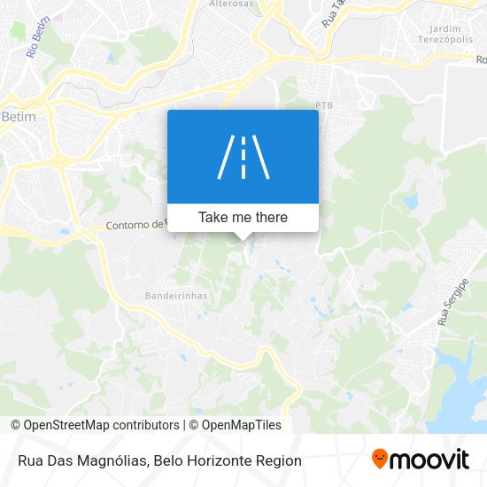 Rua Das Magnólias map