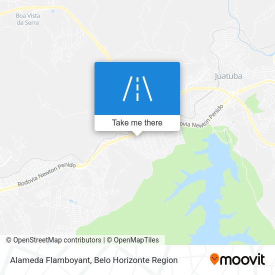 Alameda Flamboyant map