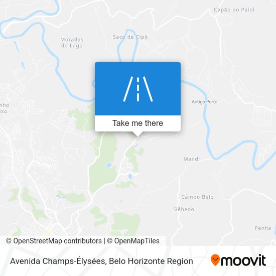 Avenida Champs-Élysées map