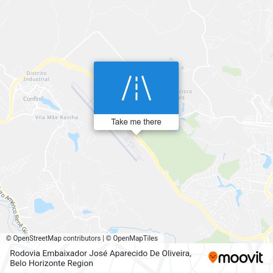 Rodovia Embaixador José Aparecido De Oliveira map