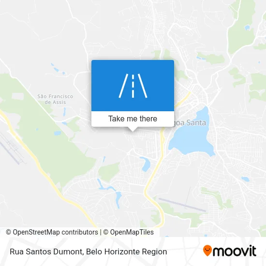 Rua Santos Dumont map