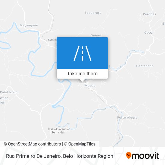 Rua Primeiro De Janeiro map