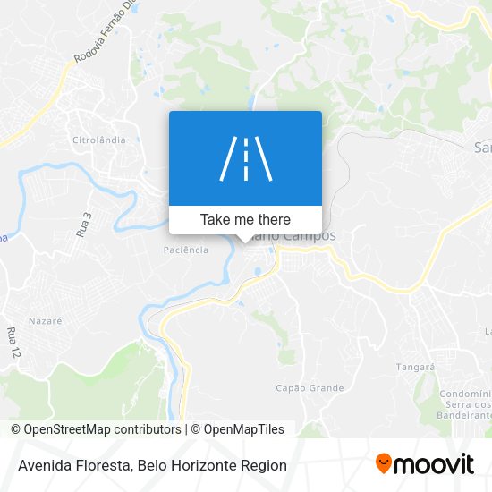 Avenida Floresta map