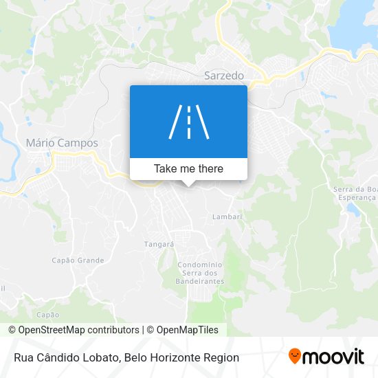 Rua Cândido Lobato map