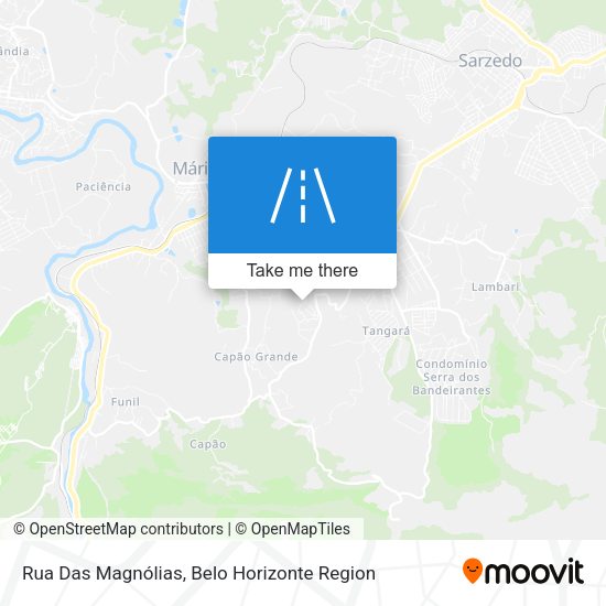 Rua Das Magnólias map
