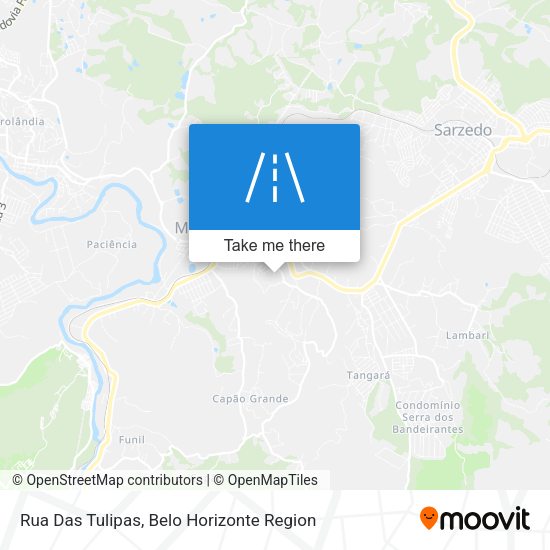 Rua Das Tulipas map