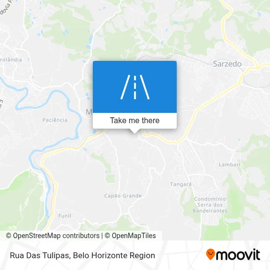 Rua Das Tulipas map