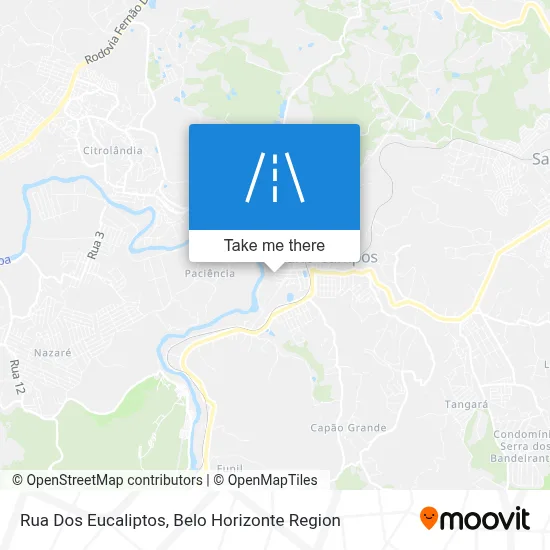 Rua Dos Eucaliptos map