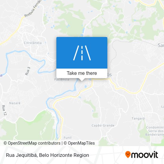 Rua Jequitibá map