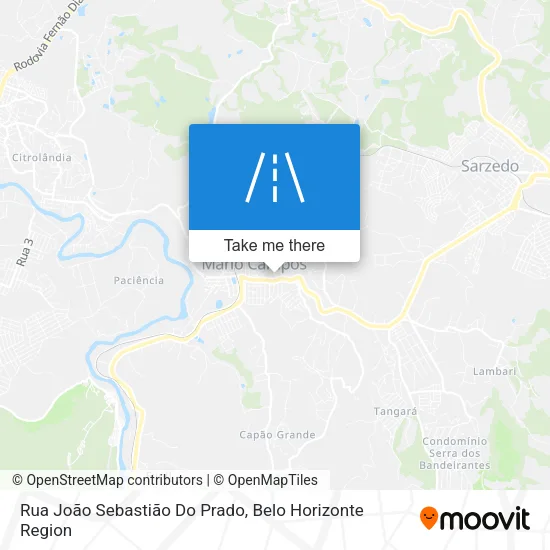Rua João Sebastião Do Prado map
