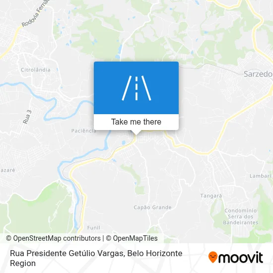 Rua Presidente Getúlio Vargas map
