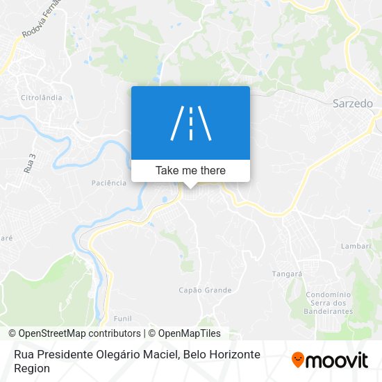 Rua Presidente Olegário Maciel map