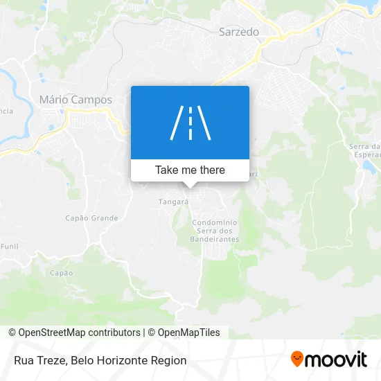 Rua Treze map