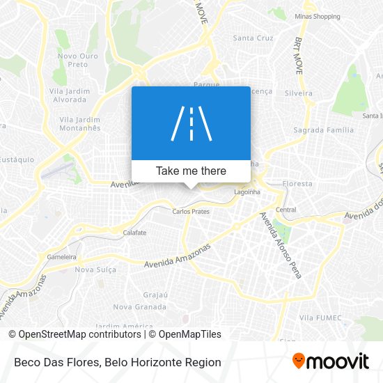 Beco Das Flores map
