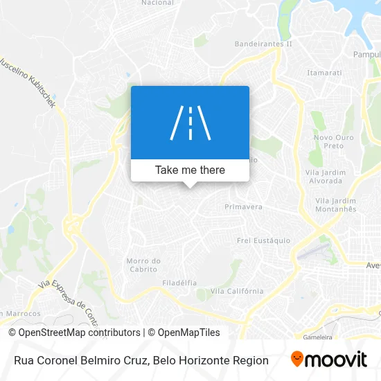 Rua Coronel Belmiro Cruz map