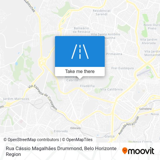 Rua Cássio Magalhães Drummond map