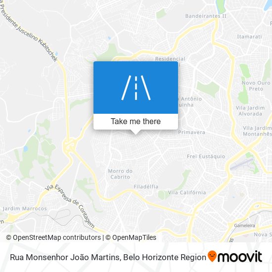 Rua Monsenhor João Martins map