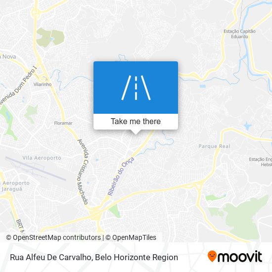 Mapa Rua Alfeu De Carvalho