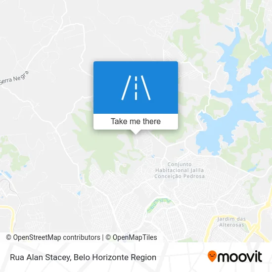 Rua Alan Stacey map