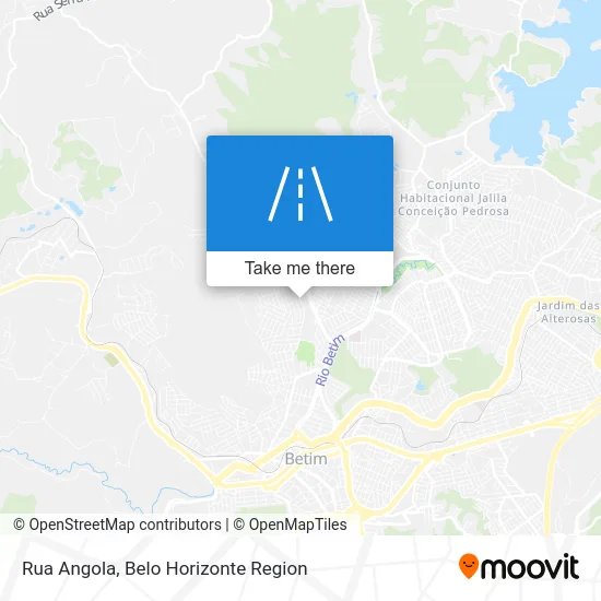Rua Angola map