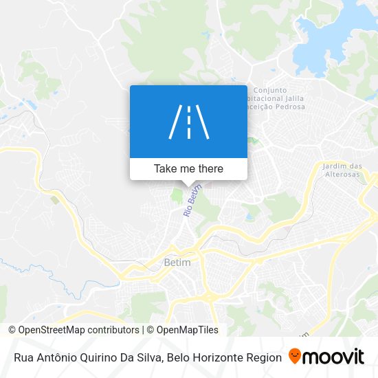 Rua Antônio Quirino Da Silva map