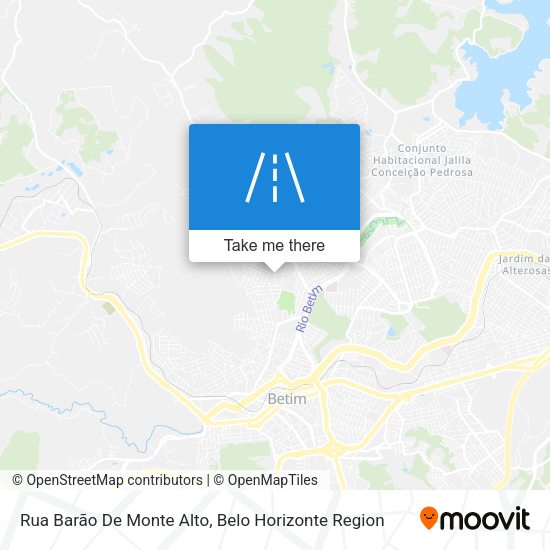 Rua Barão De Monte Alto map