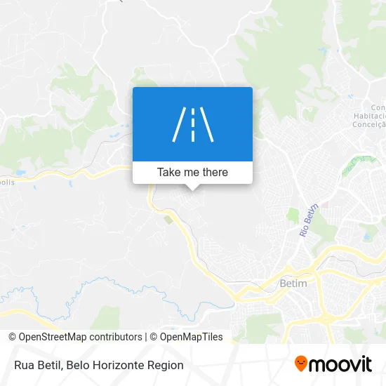 Rua Betil map