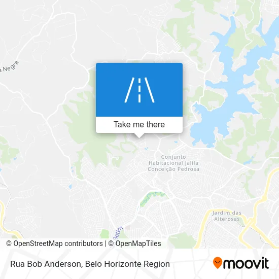 Rua Bob Anderson map