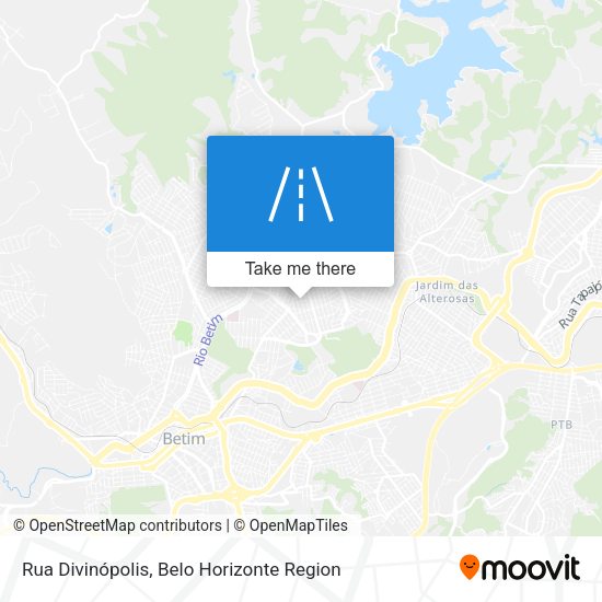 Rua Divinópolis map
