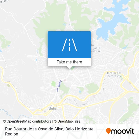 Rua Doutor José Osvaldo Silva map