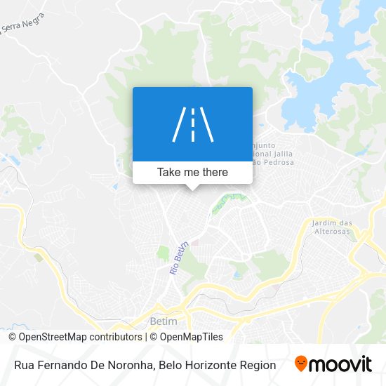 Rua Fernando De Noronha map