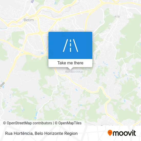 Rua Hortência map