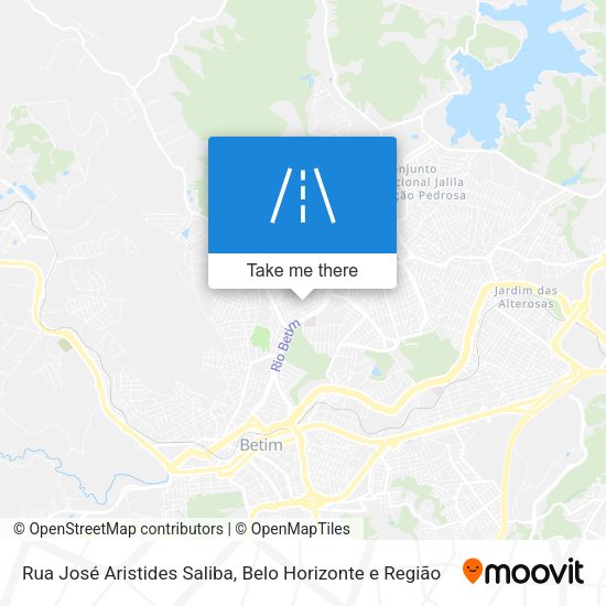 Rua José Aristides Saliba map
