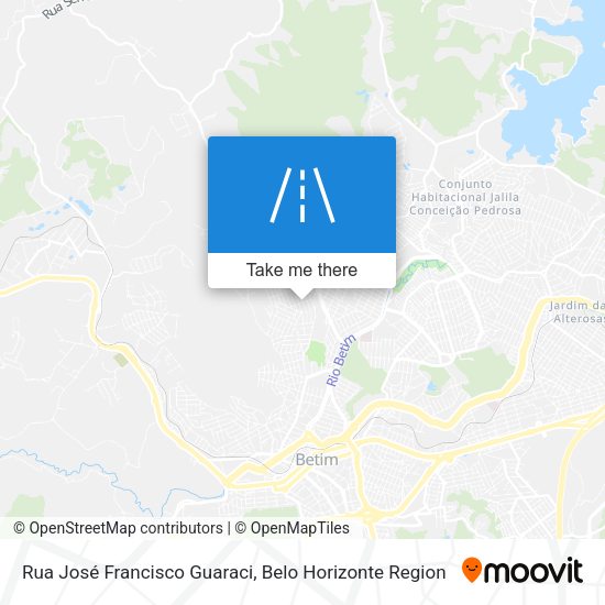 Rua José Francisco Guaraci map