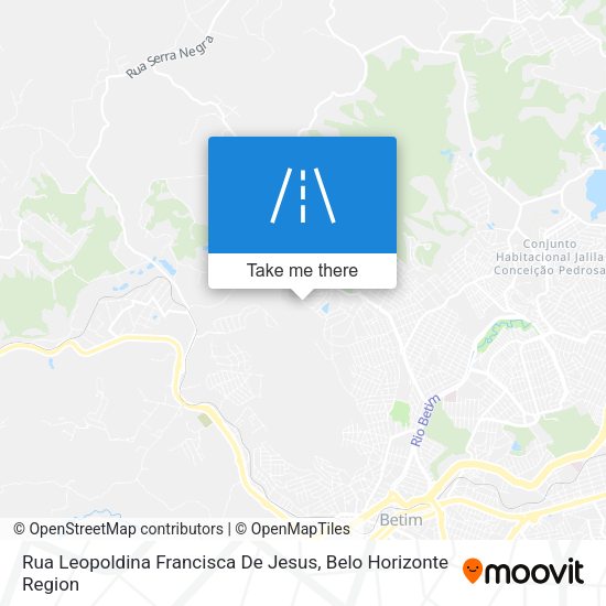 Rua Leopoldina Francisca De Jesus map