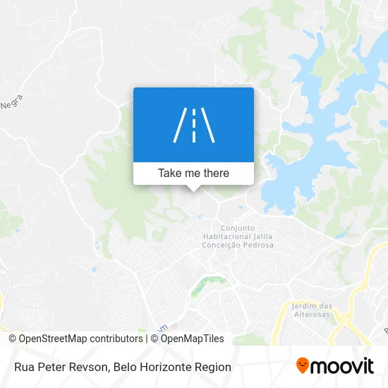 Rua Peter Revson map