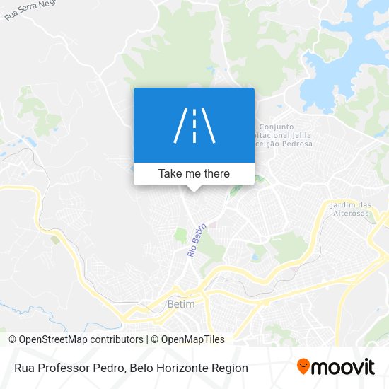 Rua Professor Pedro map