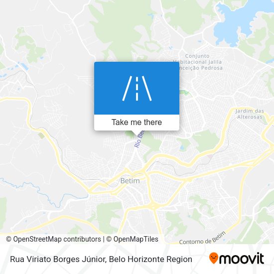Rua Viriato Borges Júnior map