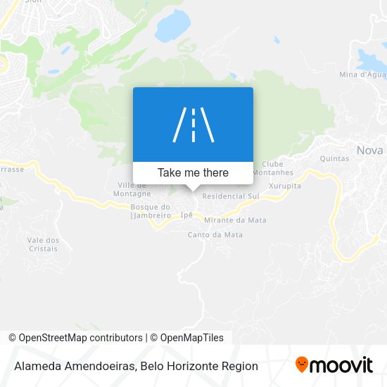 Alameda Amendoeiras map