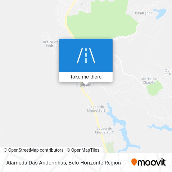 Alameda Das Andorinhas map