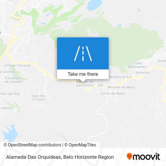 Alameda Das Orquídeas map