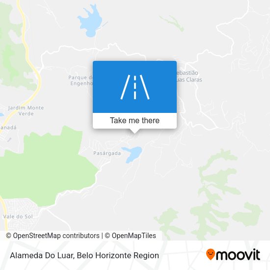 Alameda Do Luar map