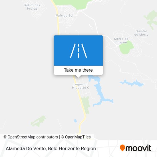 Alameda Do Vento map