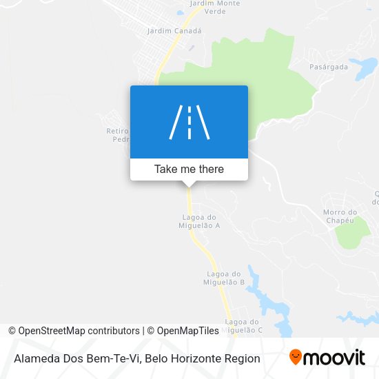 Alameda Dos Bem-Te-Vi map