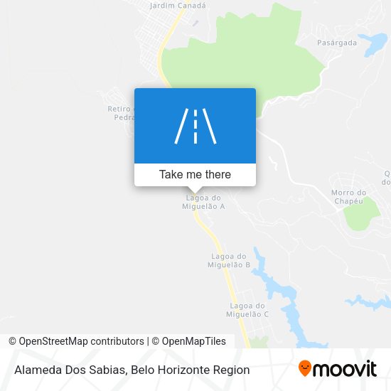Alameda Dos Sabias map