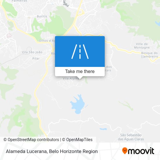 Alameda Lucerana map