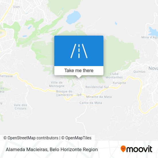 Alameda Macieiras map